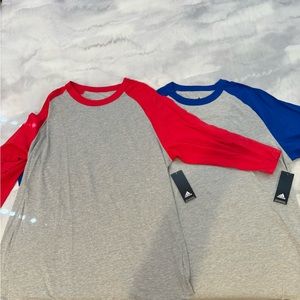 Addidas baseball shirts